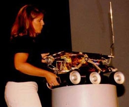 Jennifer Harris and Mars Rover